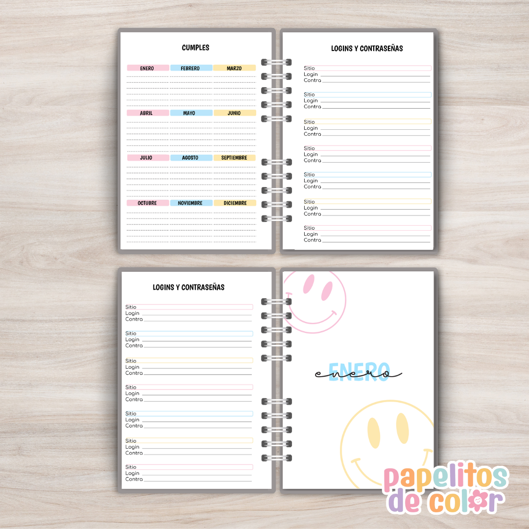 😊 Agenda Smile Diaria 2027  ✨