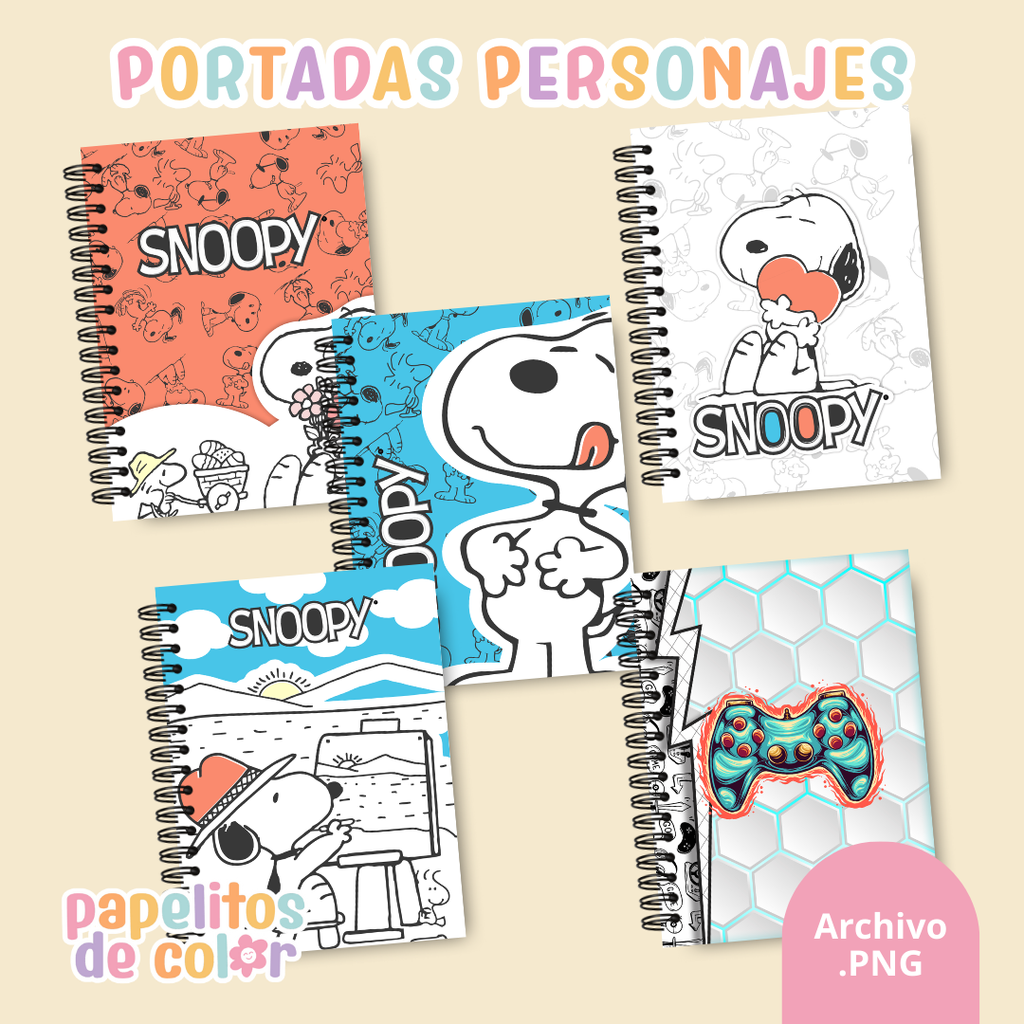 📚✨ Combo Portadas Personajes – Vol. 11 🎮✨