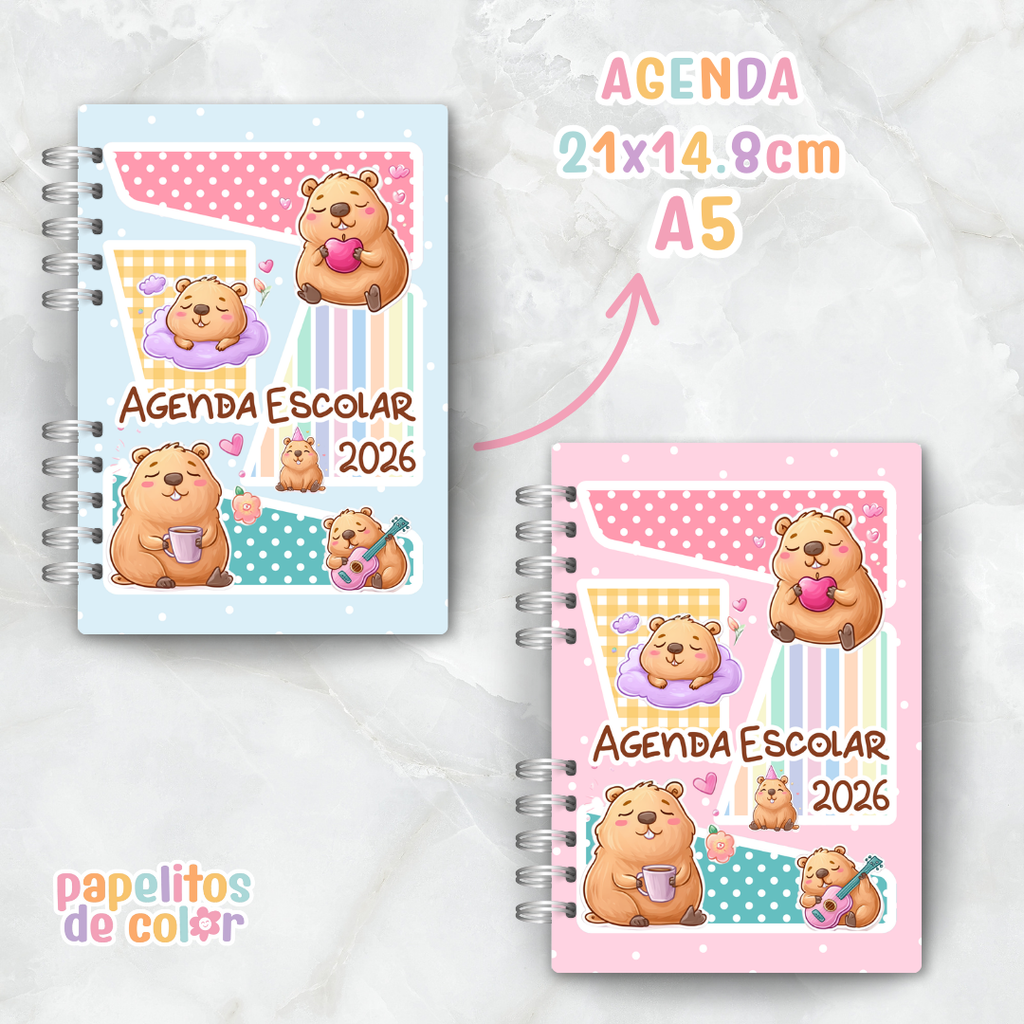 🦫 Combo Capibara Escolar🎒