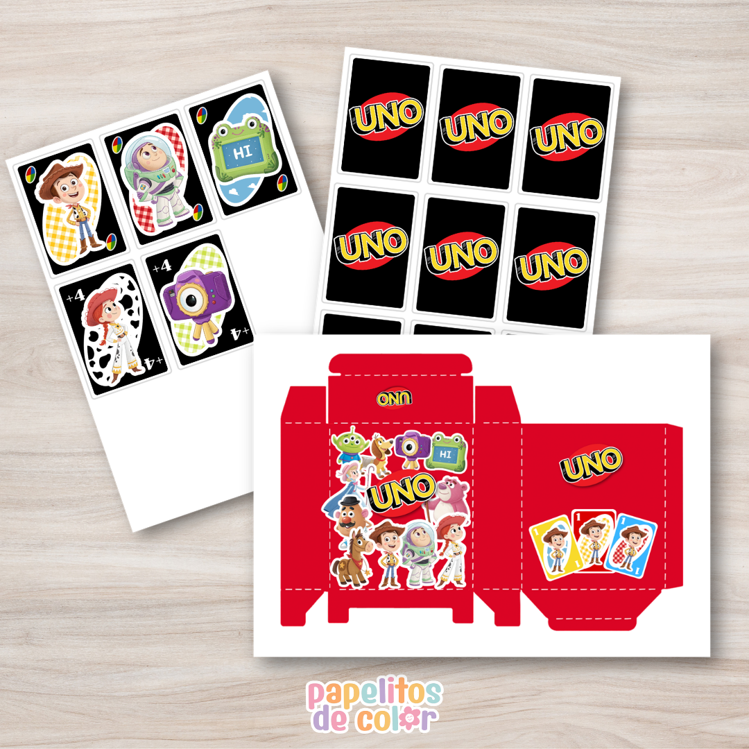 🃏 Cartas UNO Versión Toy Story 🤠🚀