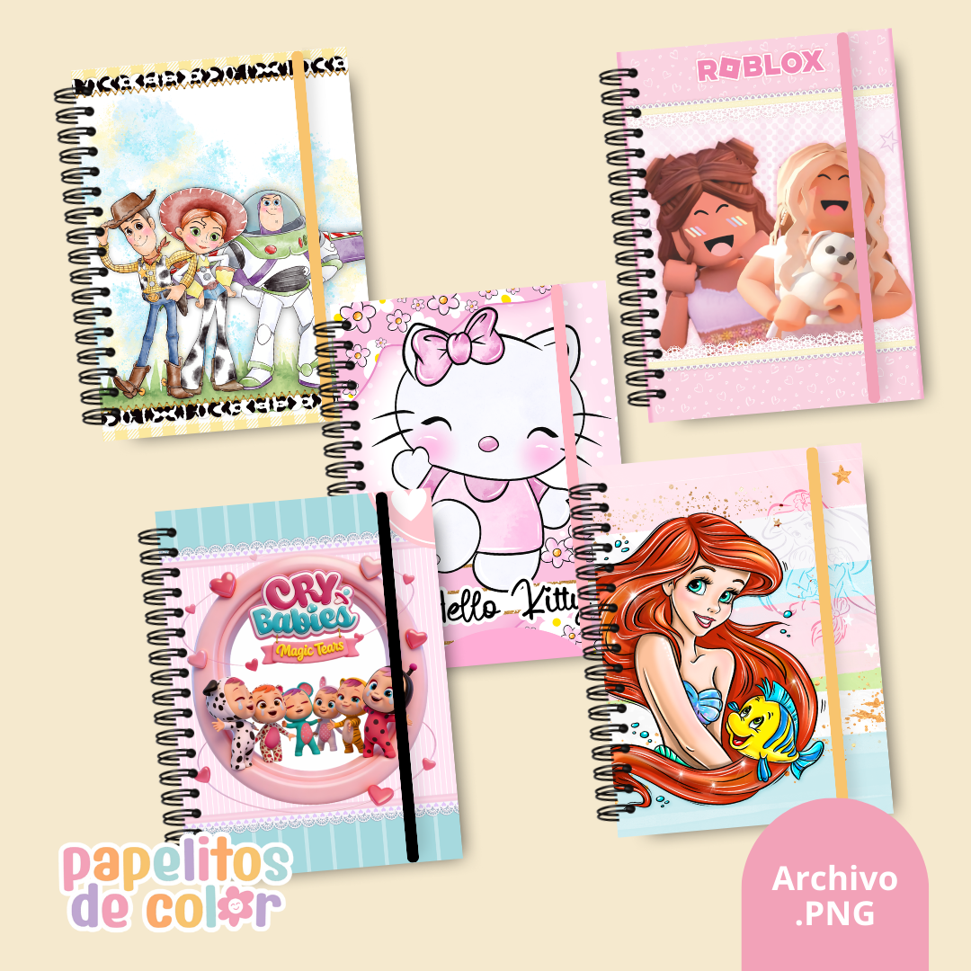 📚 Combo Portadas Personajes – Vol. 1 🎨💖