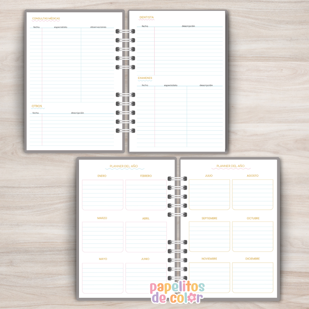 🌿✨ Agenda Comforta – 2 Días por Página 2027  📖💛