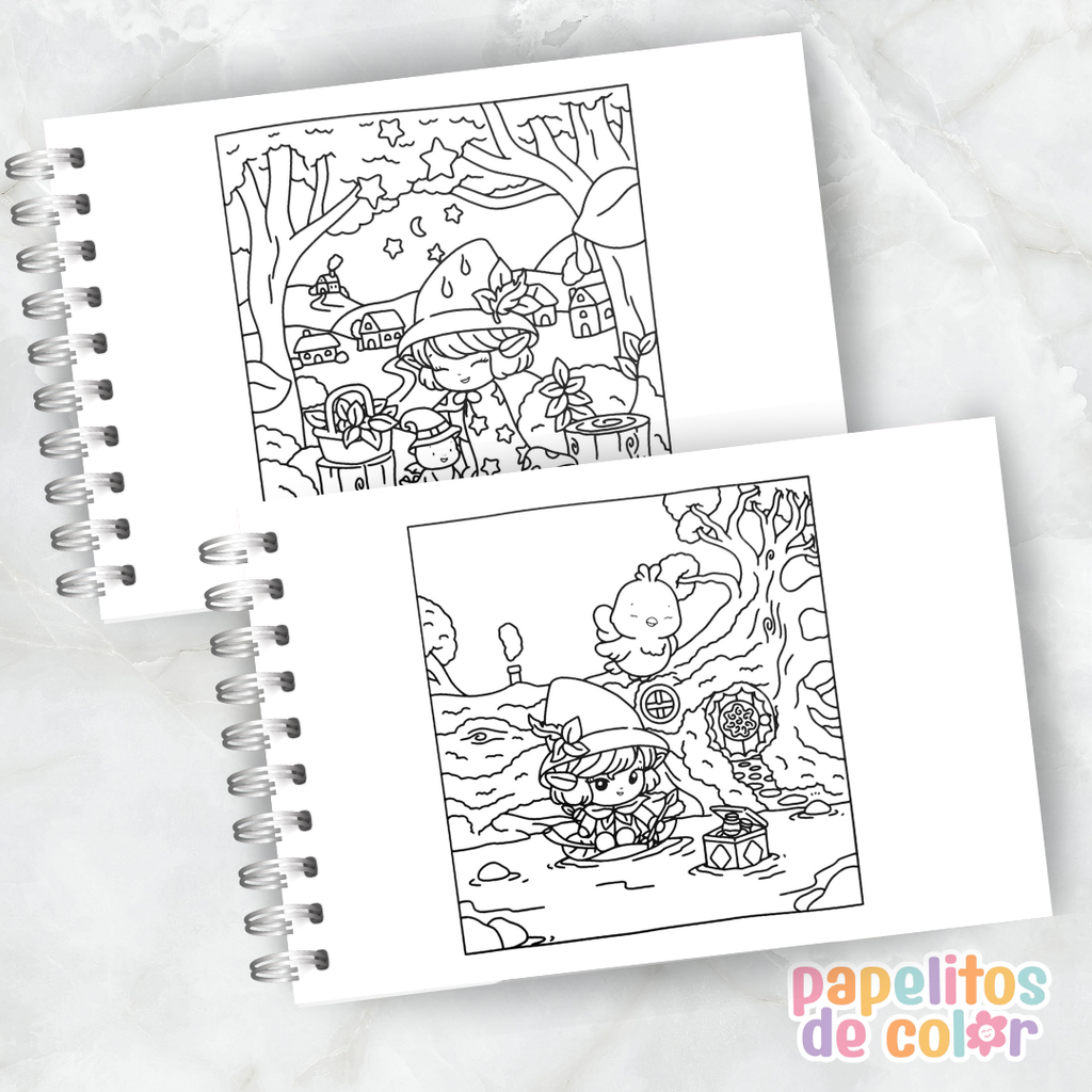 🎨🩷 Libro para Pintar Bibbis Hidden  ✨