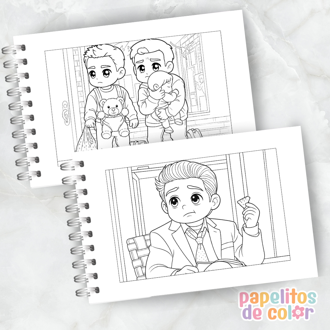 ☕🎶 Libro para pintar F.R.I.E.N.D.S 🛋️🎨