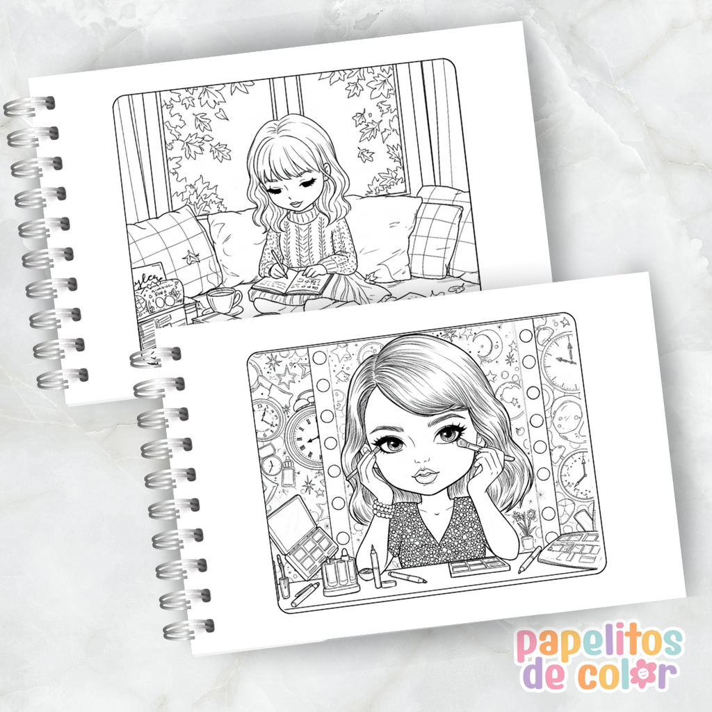 🎤🎶 Libro para pintar Taylor Swift 💖🎨