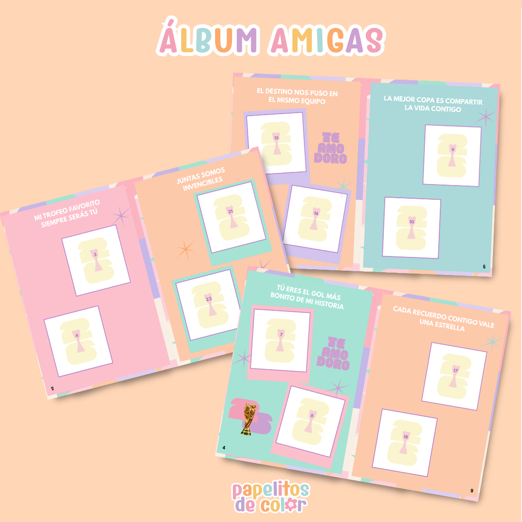 ⚽ Álbum Mundial - Día del Amigo ✨