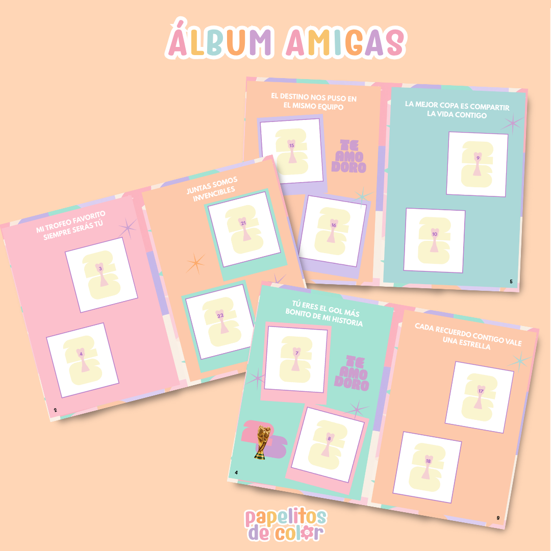 ⚽ Álbum Mundial - Día del Amigo ✨
