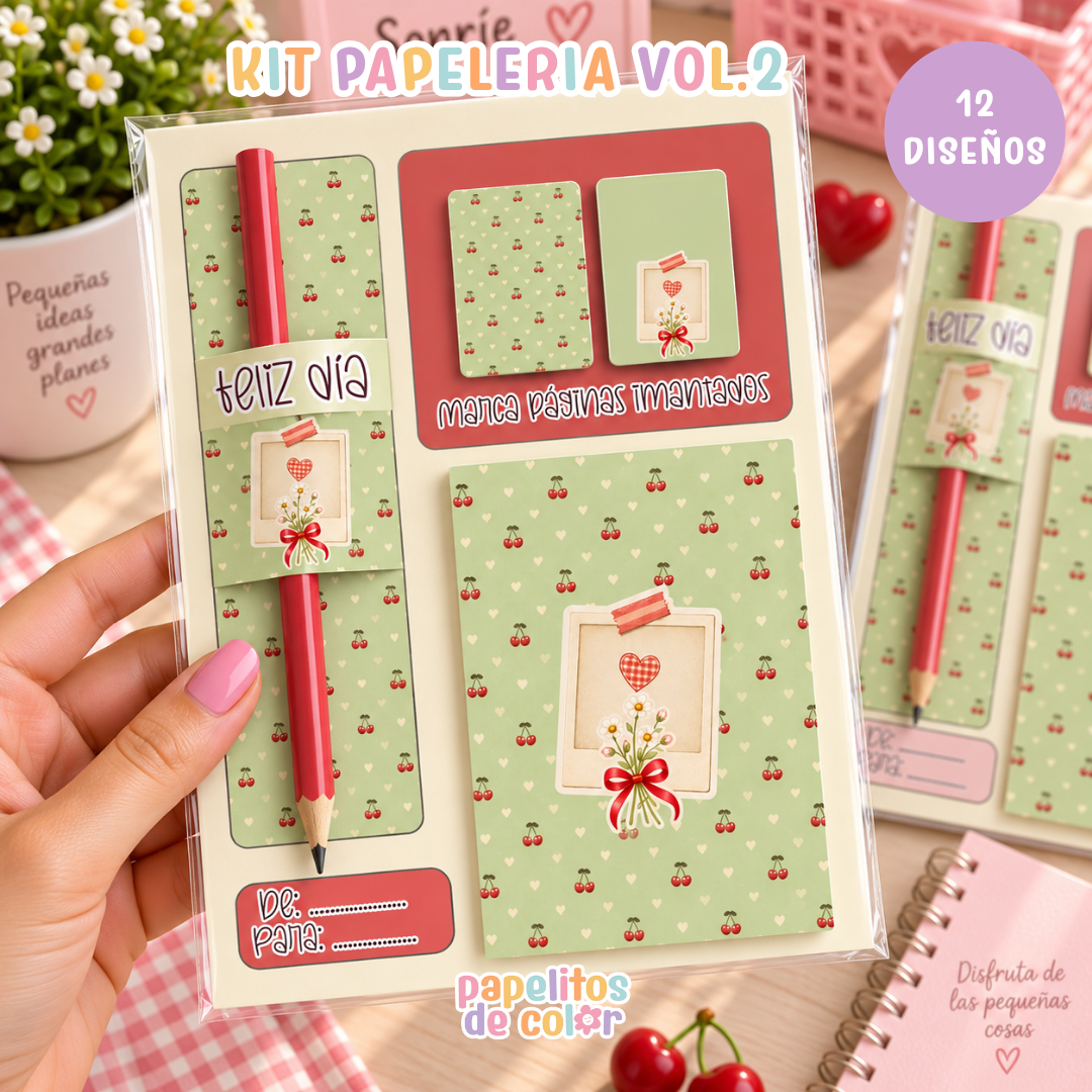 🎀 Kit Papelería – Feliz Día Vol. 2