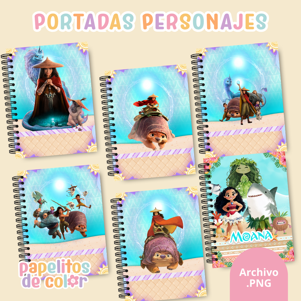 📚✨ Combo Portadas Personajes – Vol. 14 🌟🎨