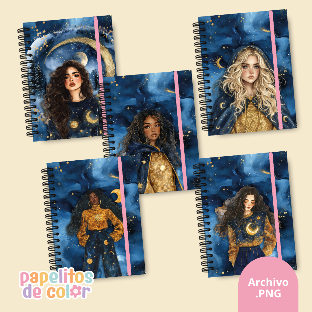 ✨ Pack de 20 Portadas - Kit 17💙🔱