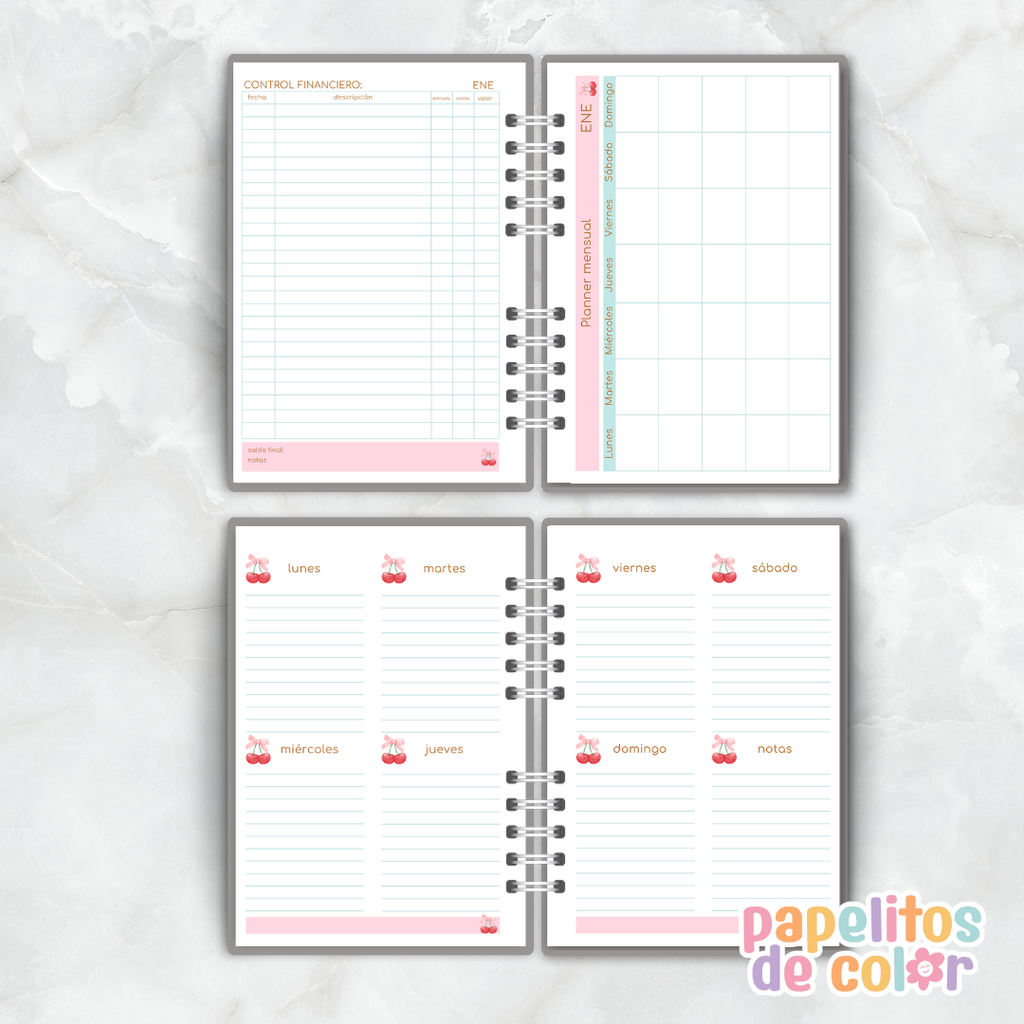 🍒 Agenda Perpetua Cherry🍒✨