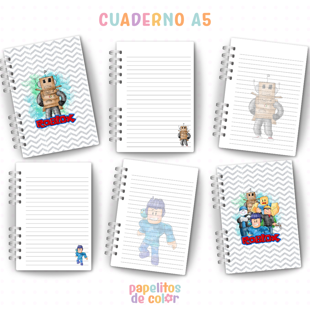 🎮📓 Cuadernos y Anotadores Roblox 📓🎮
