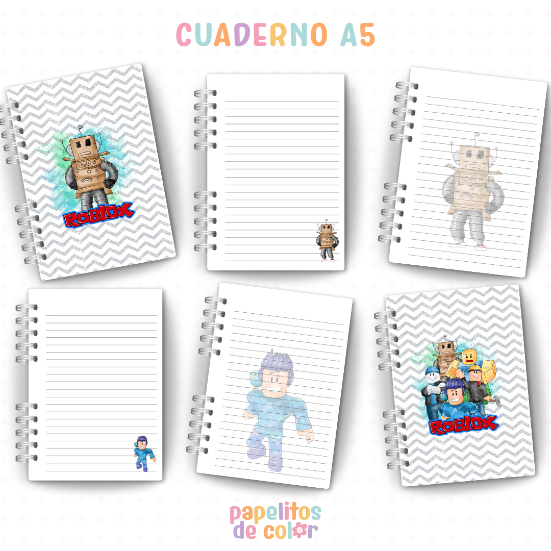 🎮📓 Cuadernos y Anotadores Roblox 📓🎮