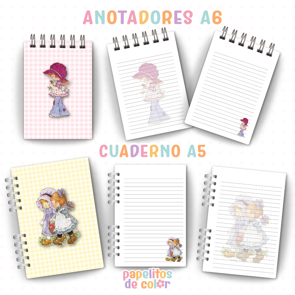 🌸✨ Cuadernos y anotadores Sarah Kay Vol.1 ✨🌸