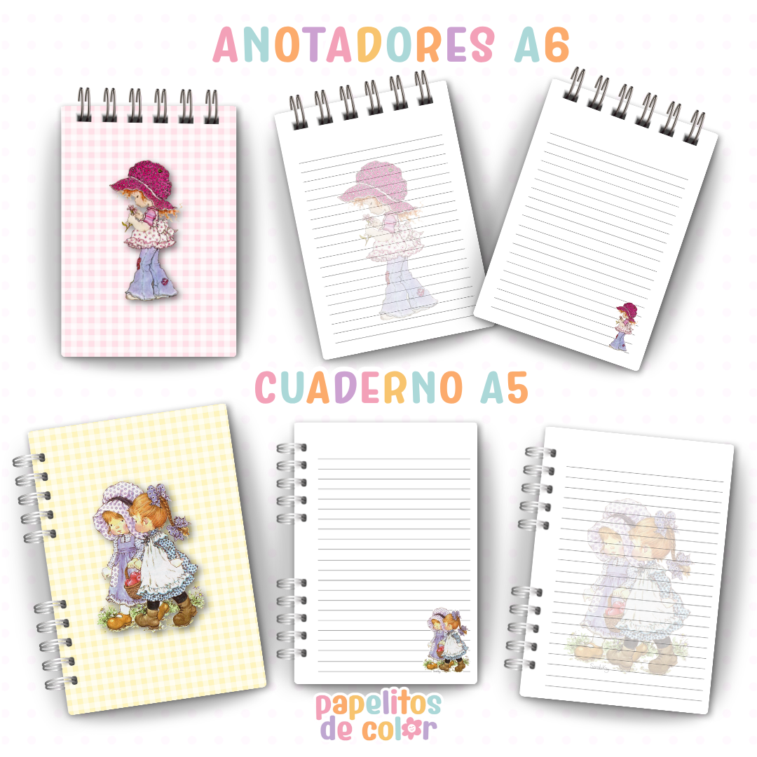 🌸✨ Cuadernos y anotadores Sarah Kay Vol.1 ✨🌸