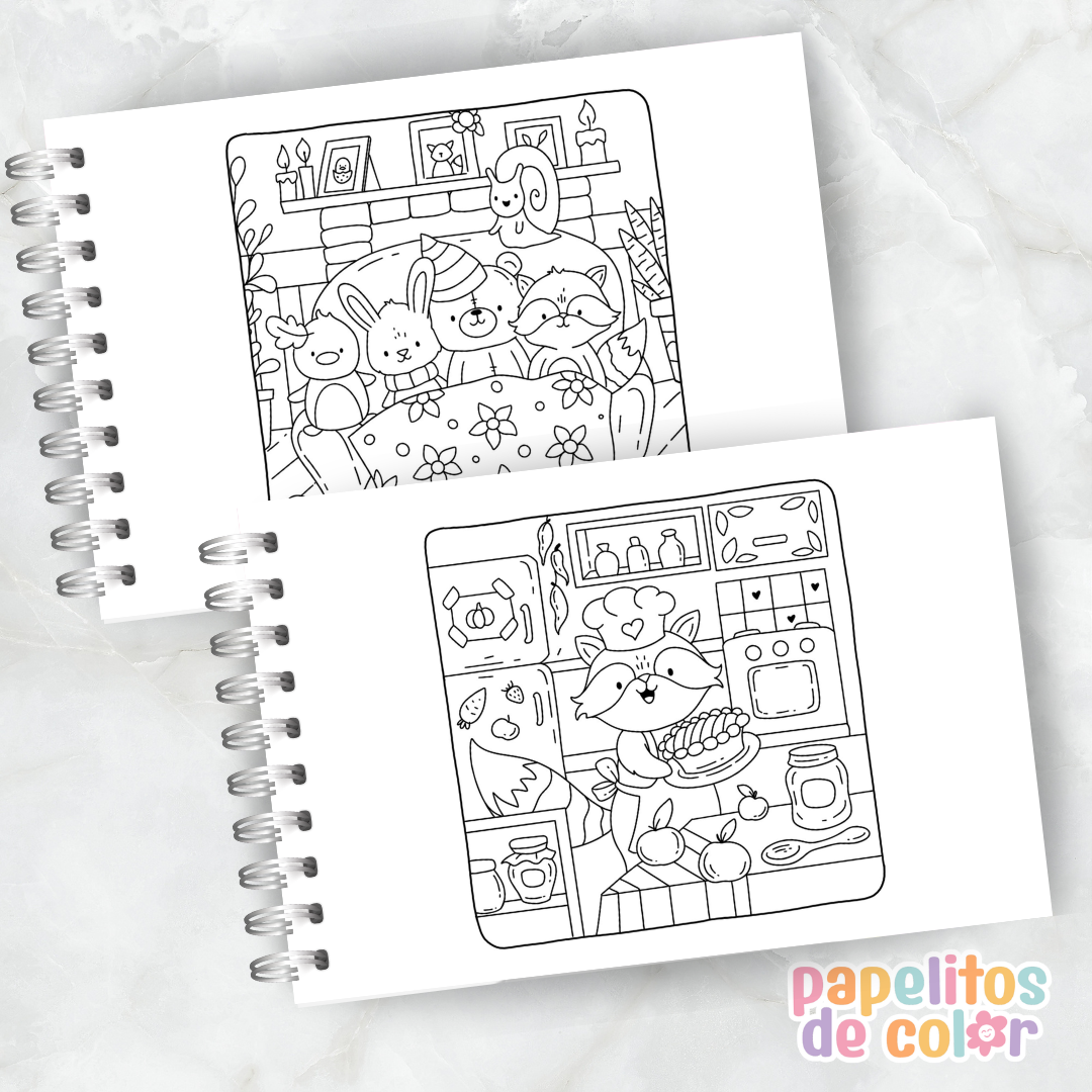 🍂 Cuaderno para Pintar Autumn Hygge✨