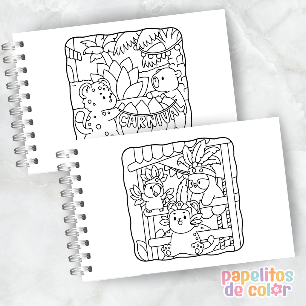 🇧🇷☕ Libro para Pintar Cozy Brasil✨