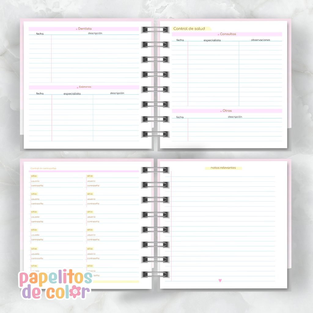 Agenda Comforta 15 x 15 cm 2026 ✨