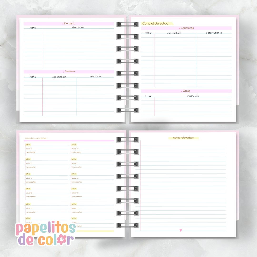 Agenda Comforta 15 x 15 cm 2026 ✨