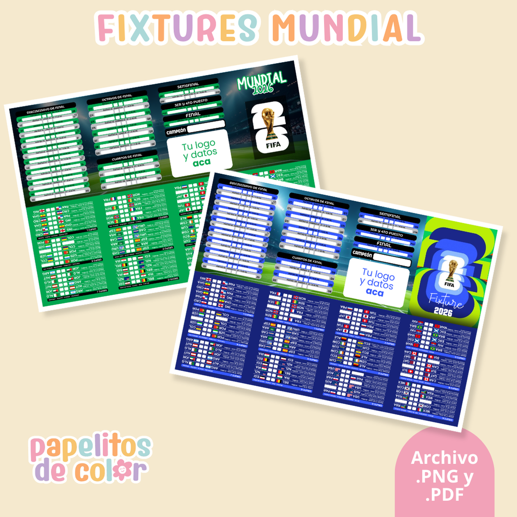 ⚽🏆Calendarios del Mundial 2026  ✨⚽