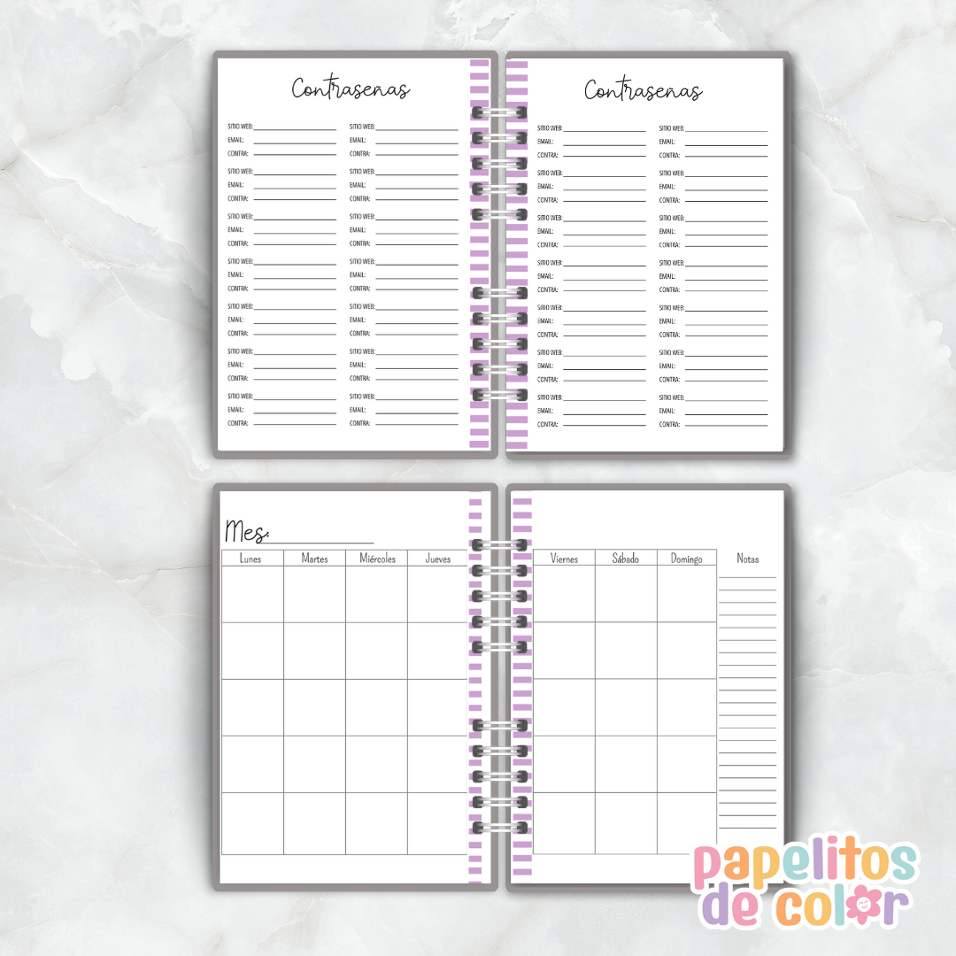 Planner Perpetuo Lila 💜