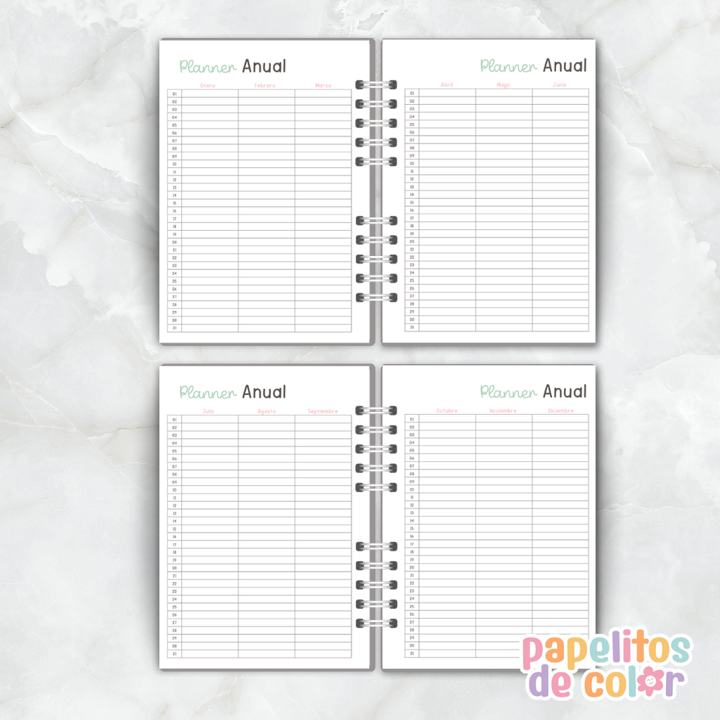 📒✨ Agenda Perpetua Rayas  ✨📒