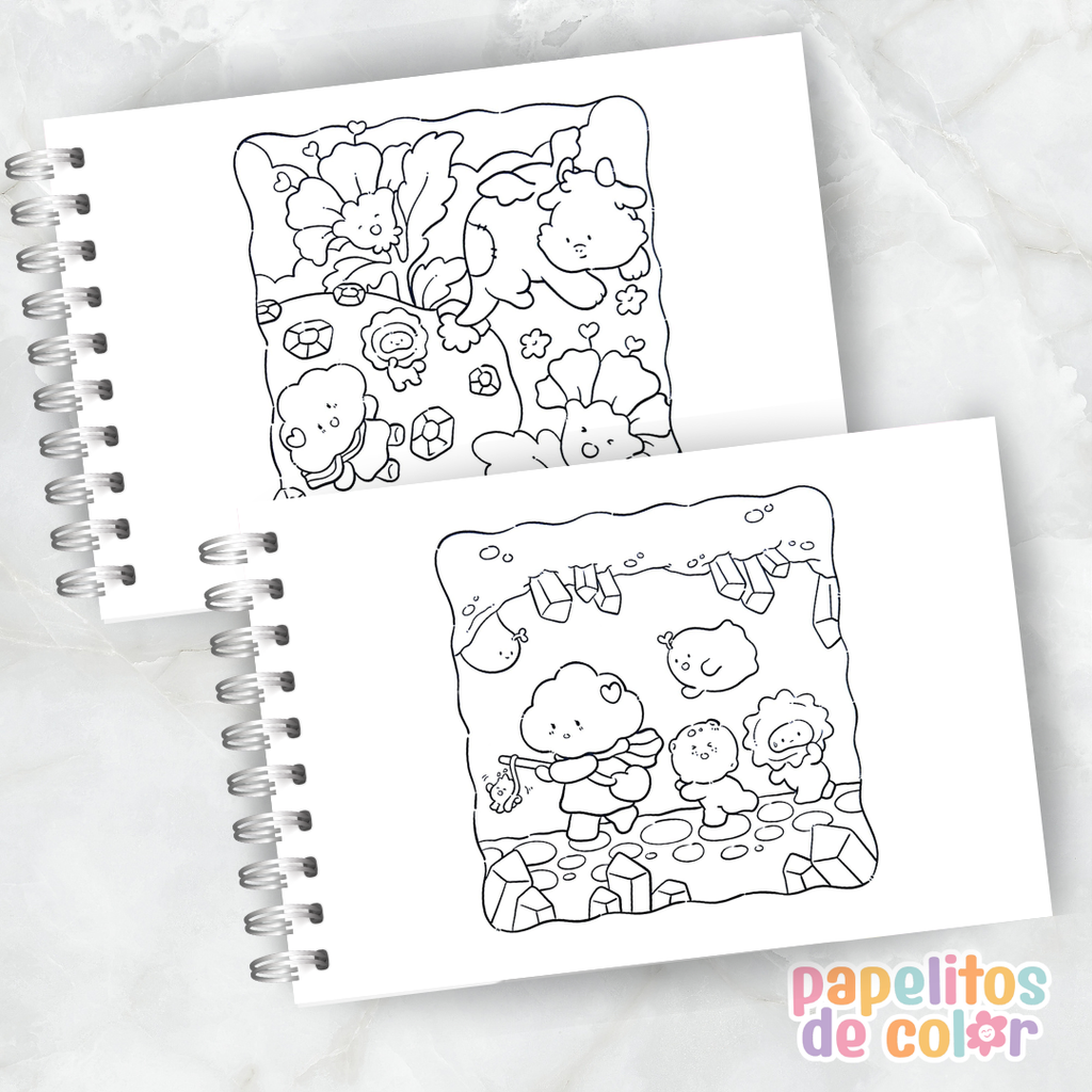 ☁️✨ Cuaderno para pintar Cloud Tales ✨🎨