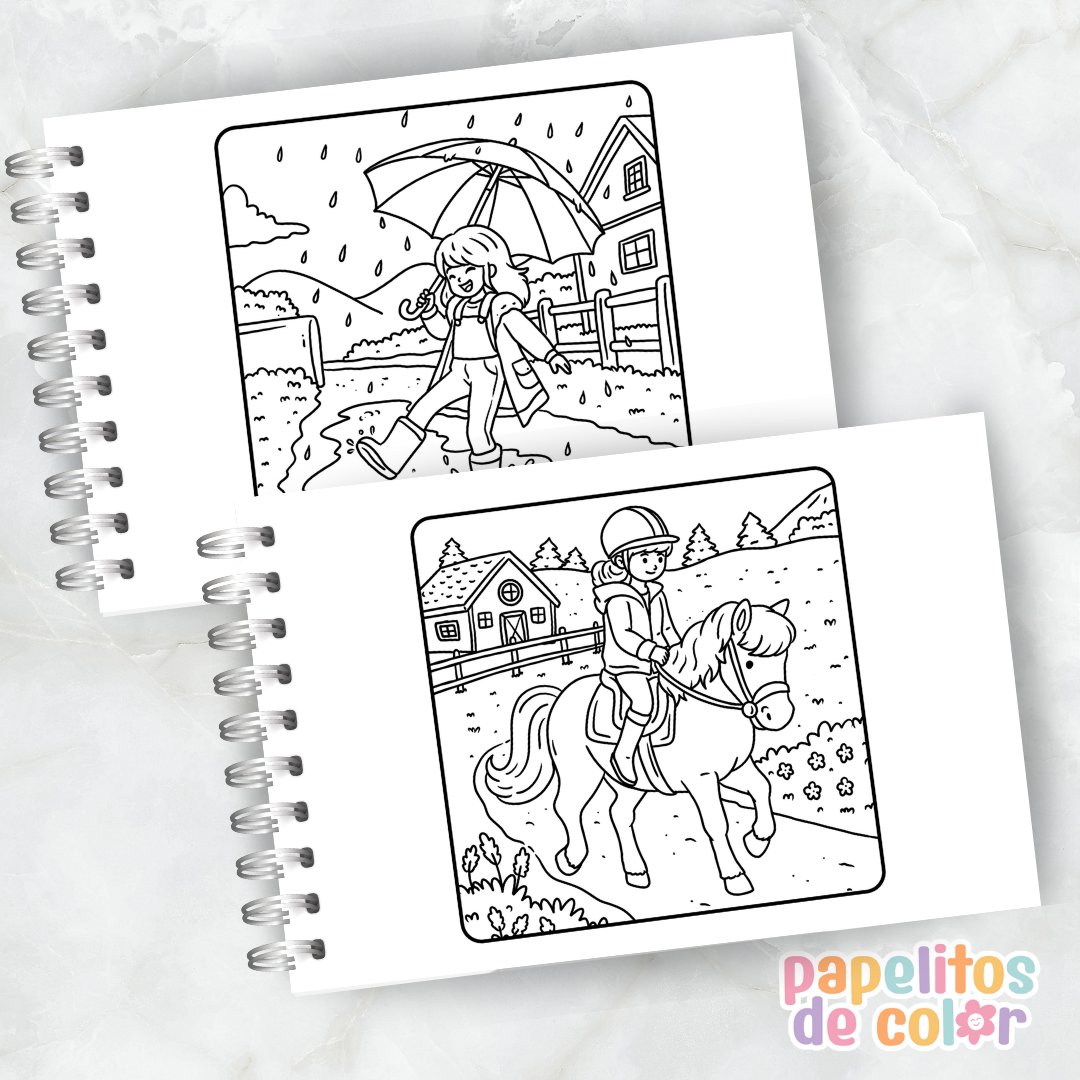 💖 Cuaderno para Pintar Girl Moments 3✨