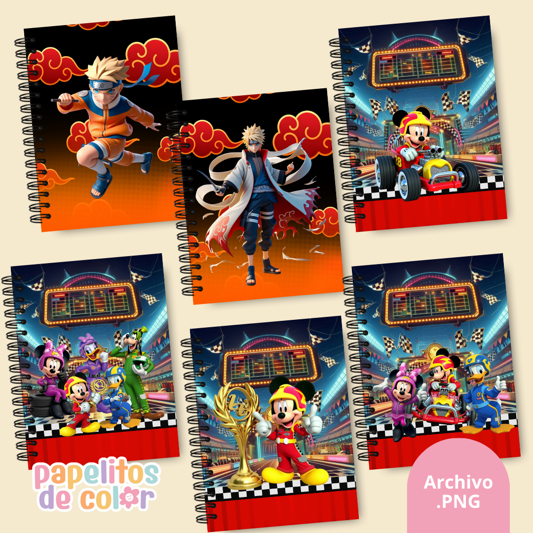 📚✨ Combo Portadas Personajes – Vol. 4 🎨💖