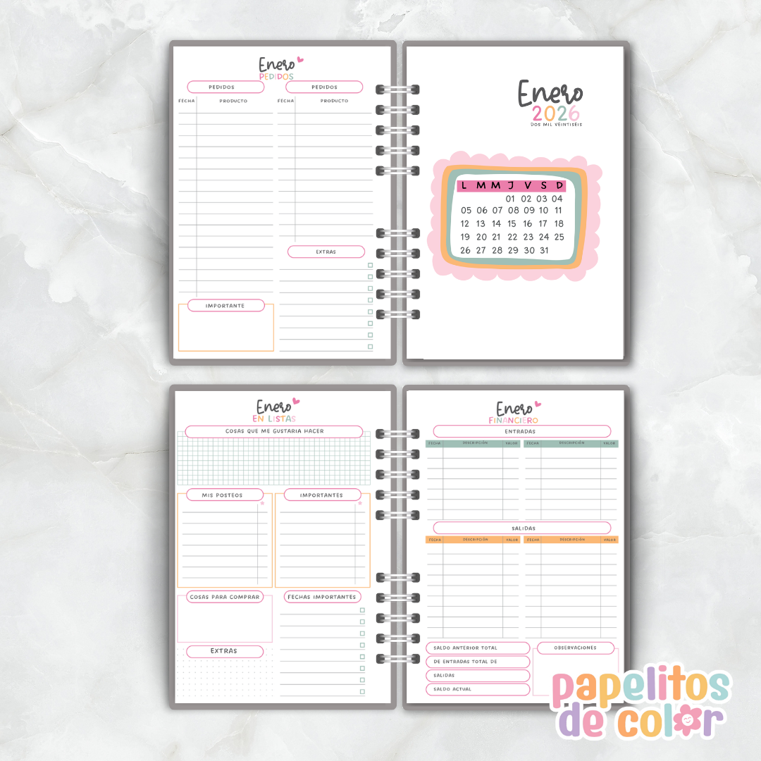 Agenda Emprendedora 2026 🚀✨