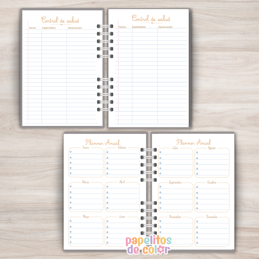 📔Agenda Melina -  2 Días por Hoja 💕