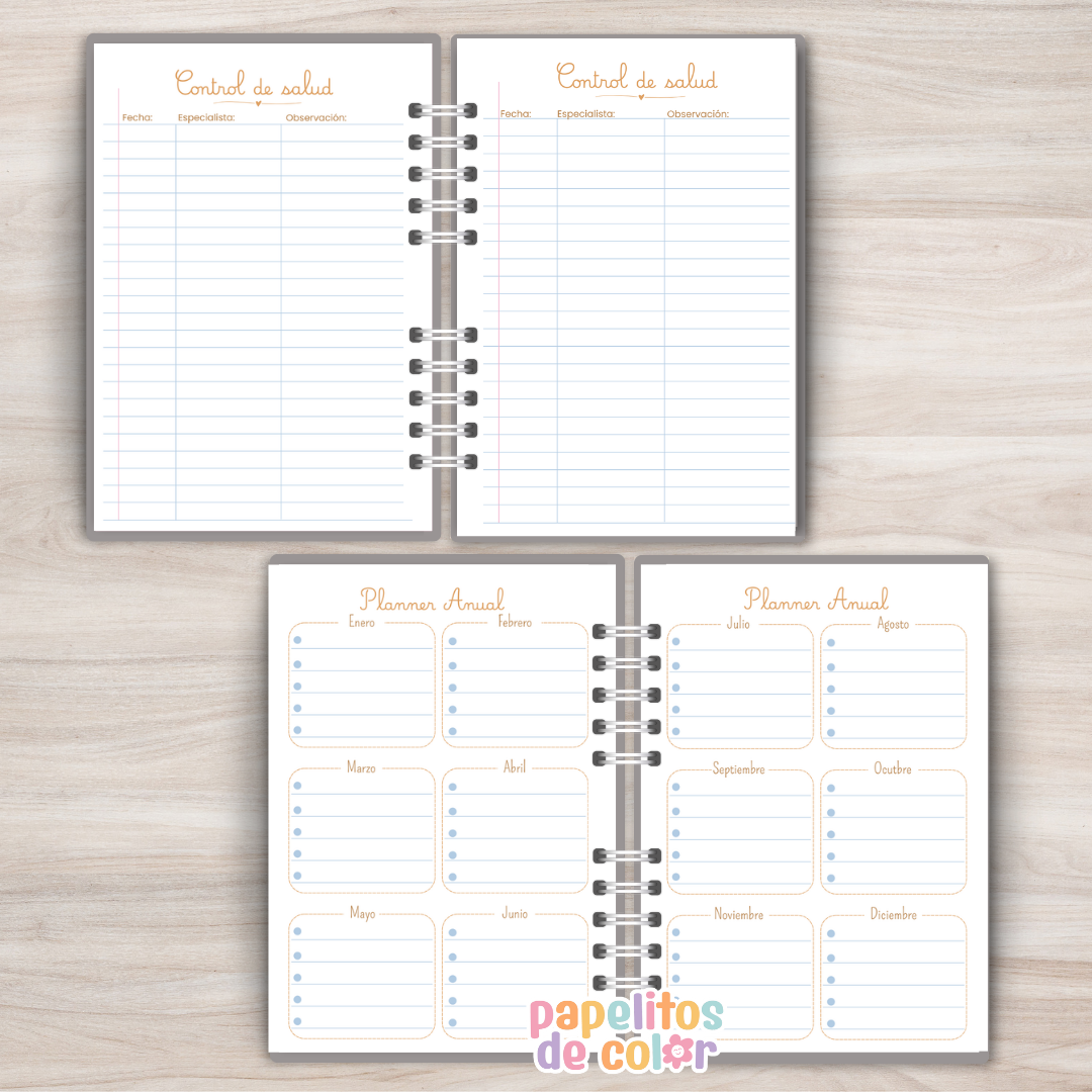 📔Agenda Melina -  2 Días por Hoja 💕
