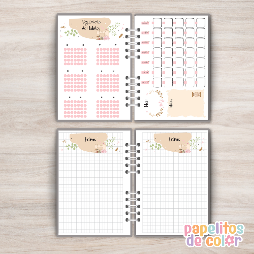 🧵Planner Perpetuo Costura ✂️✨
