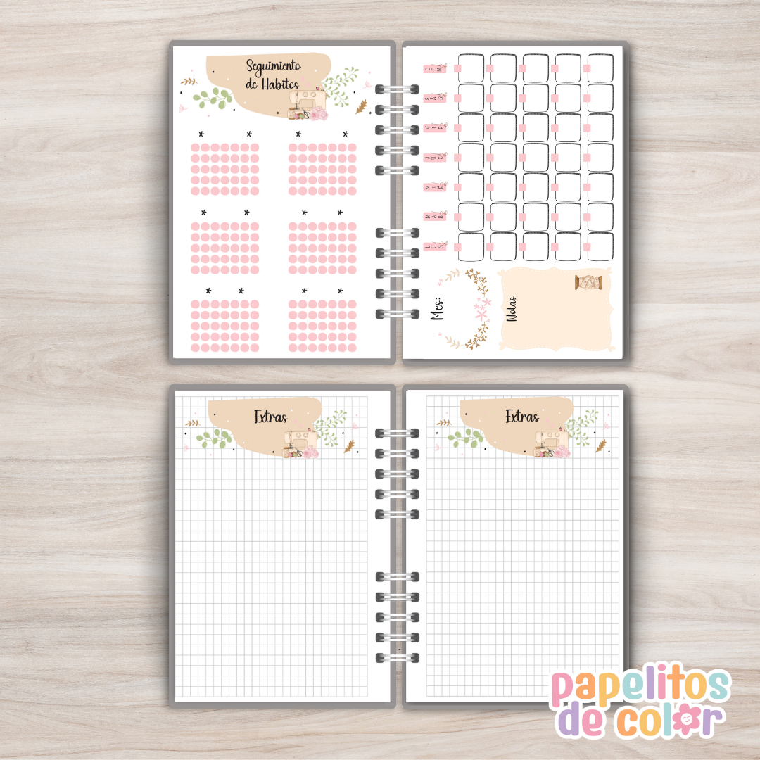 🧵Planner Perpetuo Costura ✂️✨