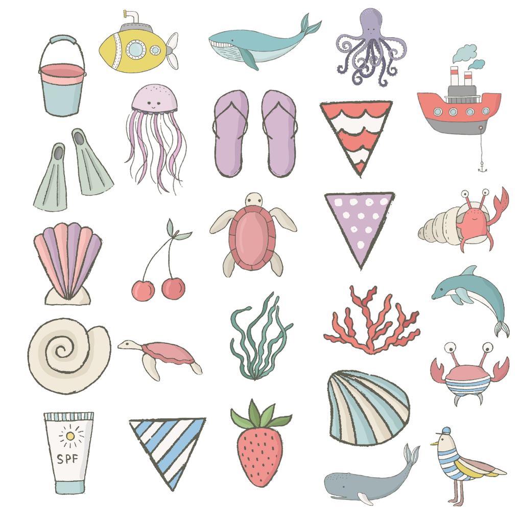 🌊 Colección Mar Cute 🐚✨