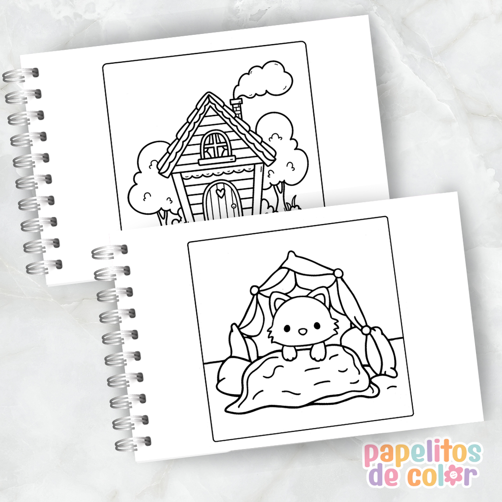 🤎🎨Libro para pintar Cozy Hygge 🕯️🍂✨