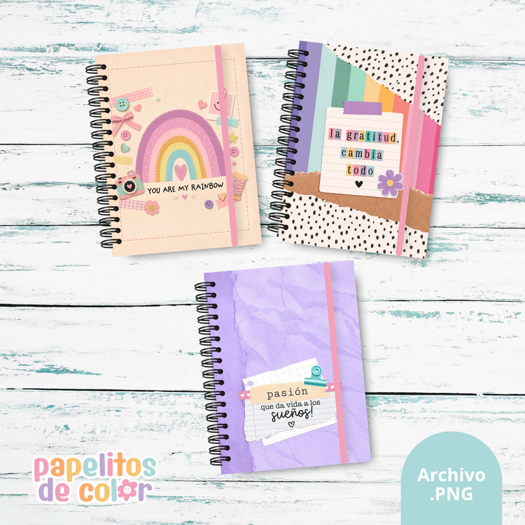 ✨📒 Pack de 15 Portadas – Kit 38 ✨