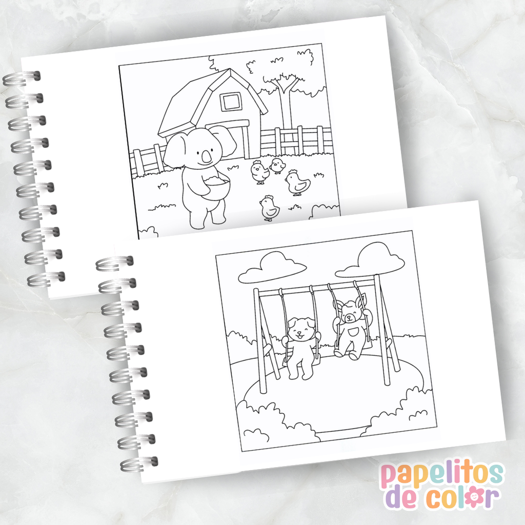 🎨✨Libro para pintar Comfy Places 🏡🛋️