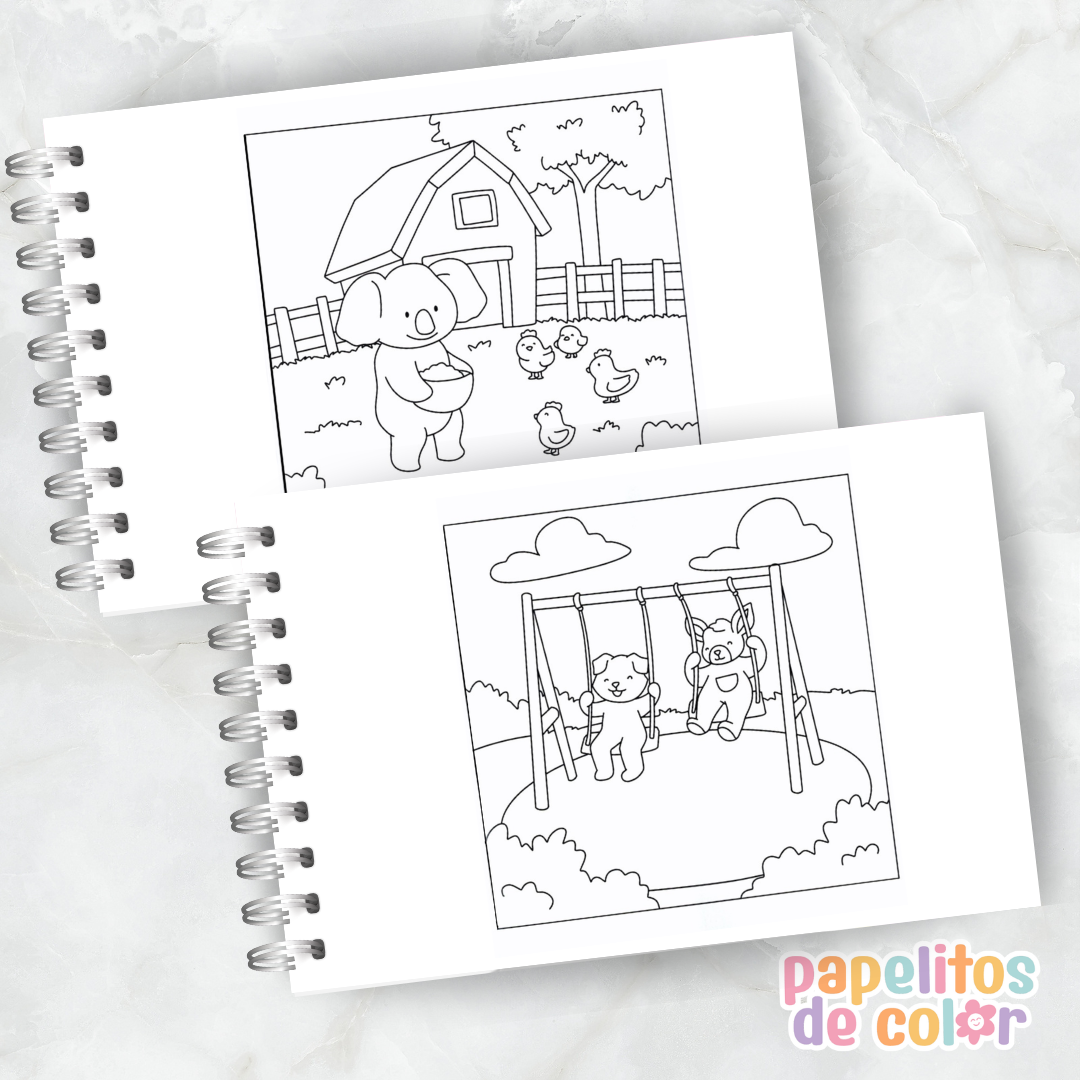 🎨✨Libro para pintar Comfy Places 🏡🛋️