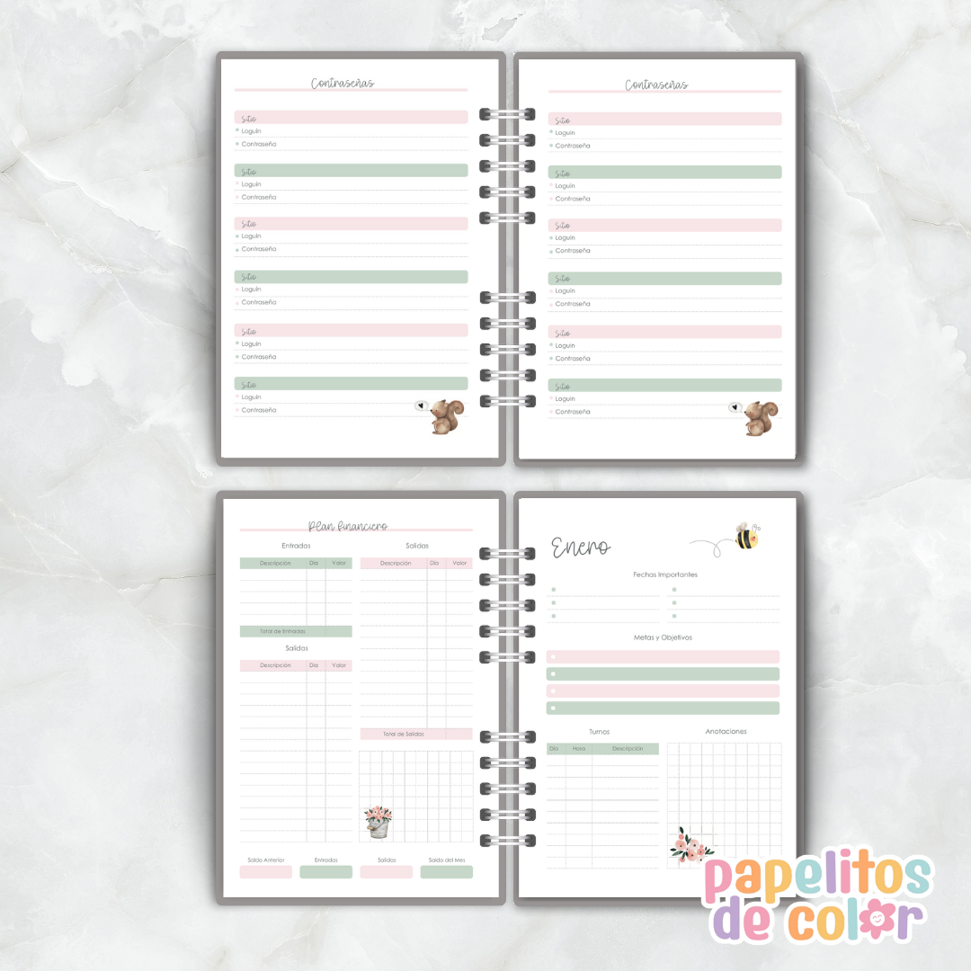 Agenda Jardin 2026🌸✨