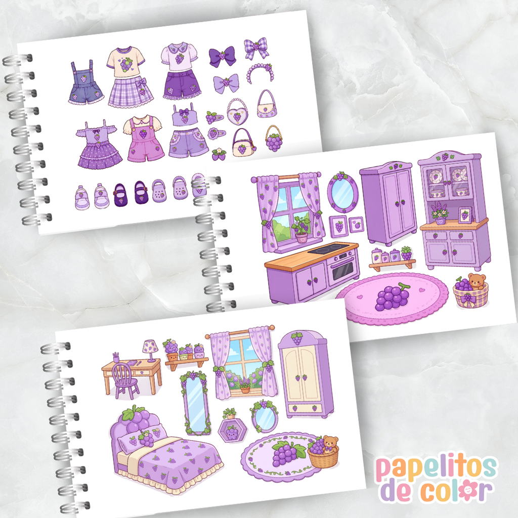 🍓🍒 ¡Paper Dolls Frutitas! 🍋🍉