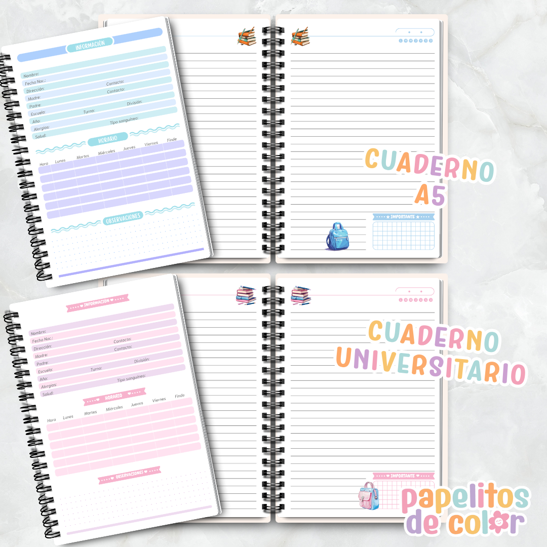 📚 Cuadernos Escolares  ✨