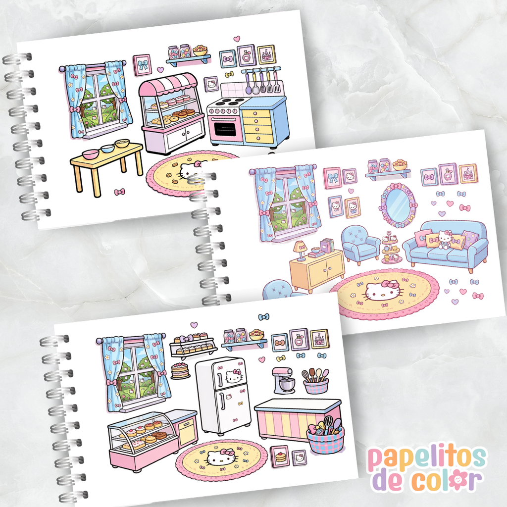🎀🐱 ¡Paper Dolls Hello Kitty! 🌸💖