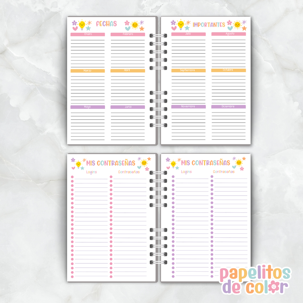 🩷Agenda Semanal - Papelitos⭐