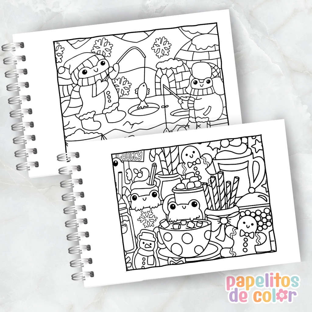 🐸✨ Libro para Pintar Froggin Adventure 🎨🌿