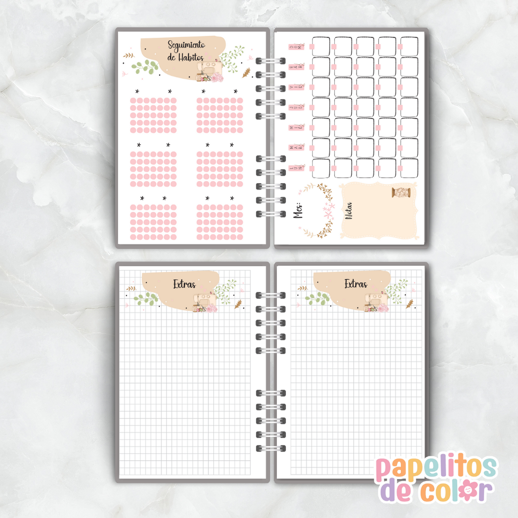 🧵Planner Perpetuo Costura ✂️✨