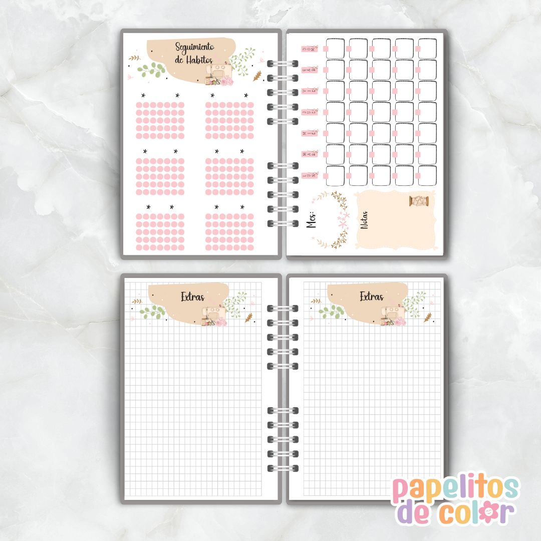 🧵Planner Perpetuo Costura ✂️✨