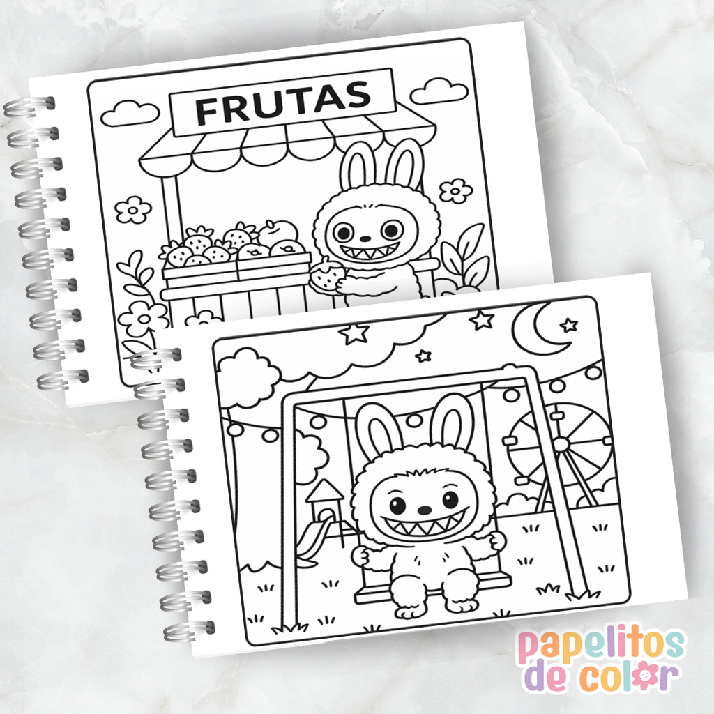 🎨 Libro para Pintar Labubus Vol.2 ✨