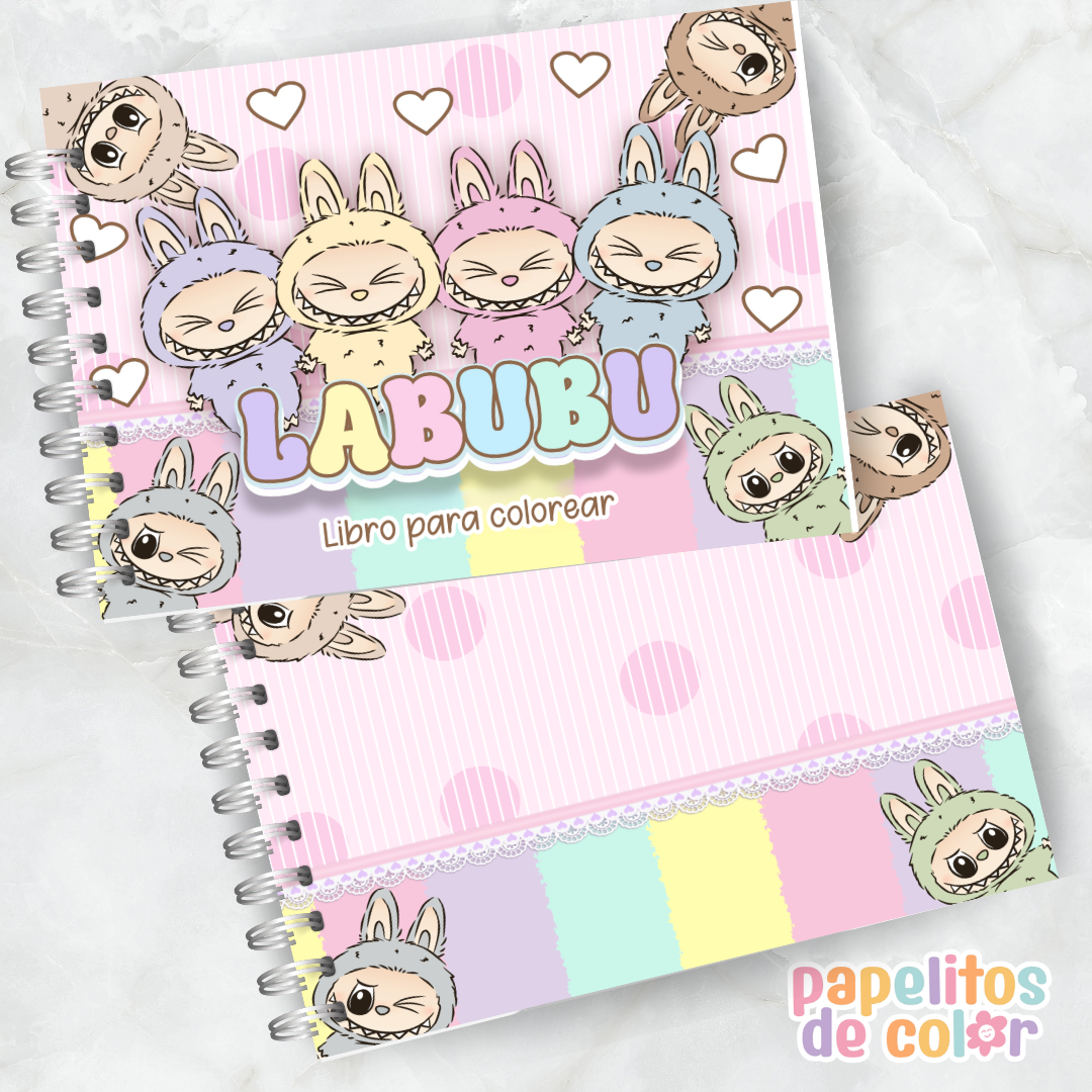 🎨 Libro para Pintar Labubus Vol.2 ✨