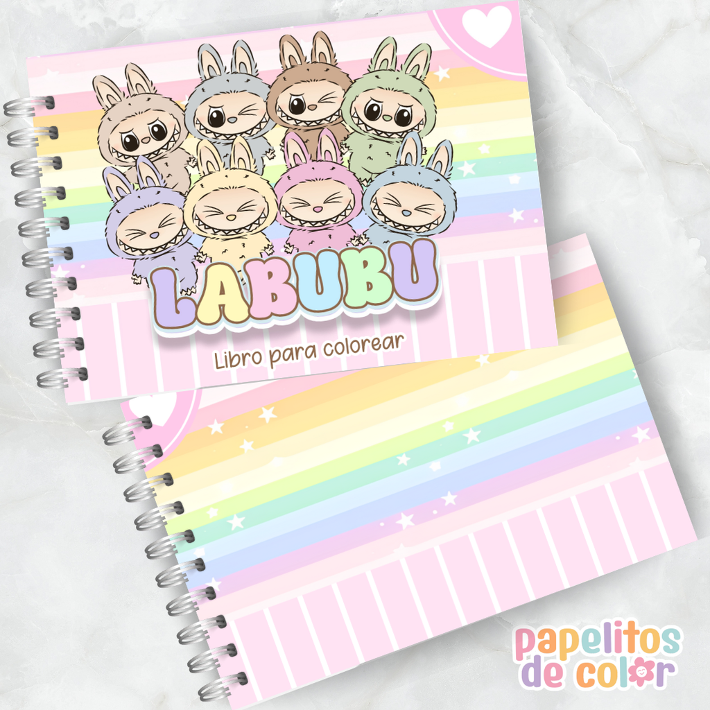 🎨 Libro para Pintar Labubus Vol.2 ✨